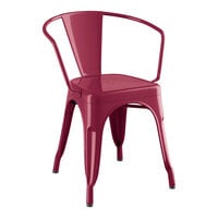 Lancaster Table & Seating Alloy Series Mulberry Outdoor Arm Chair
