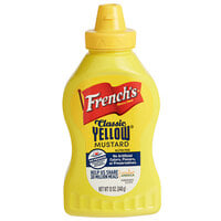 French's 12 oz. Classic Yellow Mustard Squeeze Bottle - 12/Case