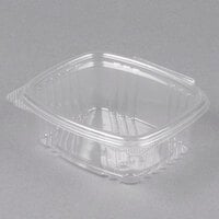 Genpak 12 oz. Clear Hinged Deli Container - 200/Case
