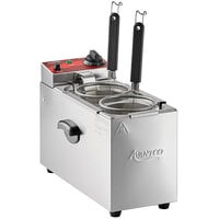 Avantco PC101 1 Gallon / 4 Liter Electric Countertop Pasta Cooker - 120V, 1500W