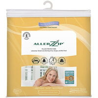 Protect-A-Bed AllerZip Smooth Asthma and Allergy Friendly Pillow Protector with Zipper Closure
