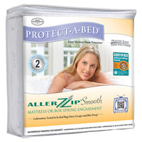 Protect-A-Bed AllerZip Smooth Asthma and Allergy Friendly Mattress / Boxspring Encasement - 13" Depth