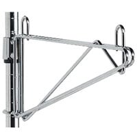Metro 1WS21S Super Erecta Stainless Steel Post-Type Wall Mount 21" Shelf Support