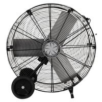 TPI PB 30-D 30 inch 2-Speed Fixed Direct Drive Industrial Drum Fan - 1/4 hp, 4,400 CFM