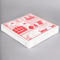 Choice 12" x 12" x 2" Clay Coated Customizable Pizza Box - 100/Bundle