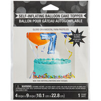 Creative Converting 9" Blue "7" Balloon Cake Topper 337527