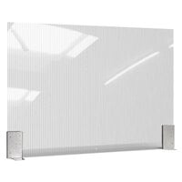 Rosseto RD003 Avant Guarde 28" x 20" Clear Booth Divider