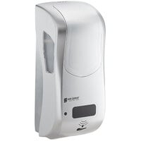 San Jamar SHF970SS Summit Rely Silver Hybrid Automatic Foam Hand Soap and Sanitizer Dispenser - 5 1/2" x 4" x 12"