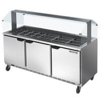 Beverage-Air SPE72HC-S 72" Stainless Steel Refrigerated Salad Bar / Cold Food Table