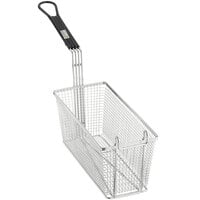 13 1/4" x 5 5/8" x 5 5/8" Fryer Basket with Front Hook