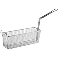 Pitco P6072185 Equivalent 17 1/8 inch x 5 1/2 inch x 6 1/8 inch Triple Fryer Basket with Front Hook