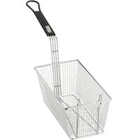 12 7/8" x 6 1/2" x 5 3/8" Fryer Basket with Front Hook