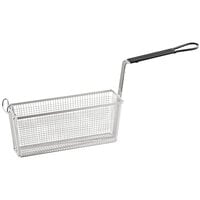 13 1/4 inch x 4 1/8 inch x 5 3/8 inch Triple Fryer Basket Replacement with Front Hook