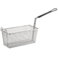 Anets A4500308 Equivalent 13 1/4" x 6 1/2" x 5 7/8" Twin Fryer Basket with Front Hook