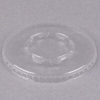 WNA Comet LCD58C Clear Flat Lid for 5 and 8 oz. Dessert Container - 100/Pack