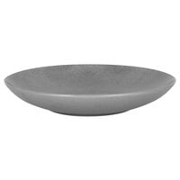 RAK Porcelain SHNNDP23 Shale 23.35 oz. Grey Porcelain Deep Coupe Plate - 12/Case