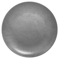 RAK Porcelain SHNNPR29 Shale 11 7/16" Grey Porcelain Flat Coupe Plate - 12/Case