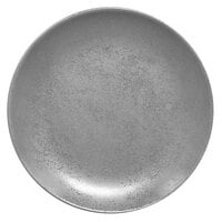 RAK Porcelain SHNNPR15 Shale 5 15/16" Grey Porcelain Flat Coupe Plate - 24/Case