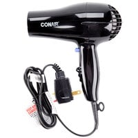 Conair 047BW Black 2 Heat / 2 Speed Hair Dryer - 1600W