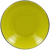 RAK Porcelain FRNNDP28GR Fire 11" Green Deep Porcelain Coupe Plate - 12/Case