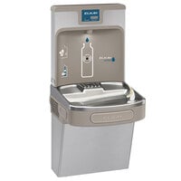 Zurn Elkay LZS8WSSP Stainless Steel 8 GPH Filtered Bottle Filling Station with Touchless Sensor Activation - 115V - Chilled