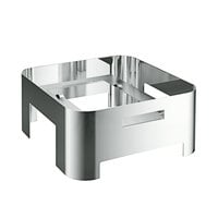 Hepp by BauscherHepp 57.0006.6040 Neutral 15 3/4" x 14 9/16" Square Stainless Steel Induction Plus Buffet Stand for 2/3 Size Chafers