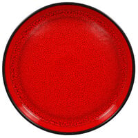 RAK Porcelain FRNODP23RD Fire 9 1/16" Red Deep Porcelain Plate - 6/Case