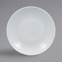 RAK Porcelain CHPONDC31 Charm 12 1/4" Bright White Embossed Round Deep Coupe Porcelain Plate - 6/Case