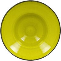 RAK Porcelain FRCLXD26GR Fire 10 1/4" Green Round Extra Deep Porcelain Plate - 6/Case