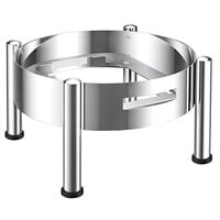 Hepp by BauscherHepp 57.0007.6040 Excellent 18" Round Stainless Steel Induction Plus Buffet Stand for Chafers