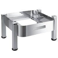Hepp by BauscherHepp 57.0013.6040 Arte 17 3/4" x 15 3/4" Square Stainless Steel Induction Plus Buffet Stand for 2/3 Size Chafers