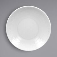 RAK Porcelain SOPONDP28 Soul 11" Bright White Embossed Deep Coupe Porcelain Plate - 12/Case