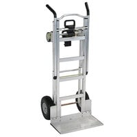 Cosco 1,000 lb. 3-in-1 Assist Series Aluminum Hand Truck/Cart with Heavy-Duty Flat Free Wheels 12312ABL1E