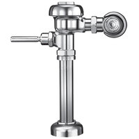 Sloan 3080050 Regal Chrome Single Flush Exposed Manual Water Closet Flushometer with Top Spud Fixture Connection - 1.28 GPF