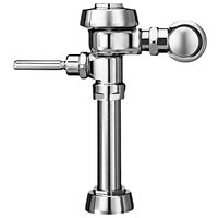 Sloan 3010000 Royal Chrome Single Flush Exposed Manual Water Closet Flushometer with Top Spud Fixture Connection - 1.6 GPF