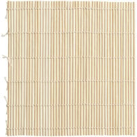 Emperor's Select 10 1/2" x 10 1/2" Natural Bamboo Sushi Rolling Mat