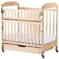 Foundations 4036042 EZ Store Natural Wood Sliding Crib Drawer with MagnaSafe Latch for Serenity Compact Cribs
