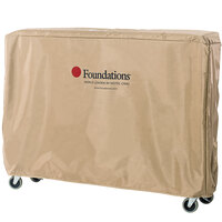 Foundations 4012156 Crib Saver Tan Heavy-Duty Nylon Crib Cover for Full Size Travel Sleeper, HideAway, and Royale Cribs