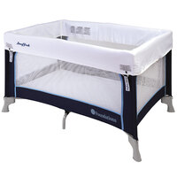 Foundations 1456037 Celebrity 24" x 36" Regatta Playard with SnugFresh Washable Cover, 3/4" Mattress, and Carry Bag