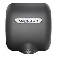Excel XL-GR-H 208/277 XLERATOR® Graphite Textured Cover High Speed Hand Dryer with HEPA Filter - 208/277V, 1500W