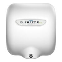 Excel XL-W-ECO-H 110/120 XLERATOReco® White Epoxy Cover Energy Efficient No Heat Hand Dryer with HEPA Filter - 110/120V, 500W