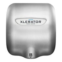 Excel XL-SB-H 208/277 XLERATOR® Stainless Steel Cover High Speed Hand Dryer with HEPA Filter - 208/277V, 1500W