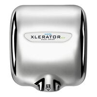 Excel XL-C-ECO-H 110/120 XLERATOReco® Chrome Plated Cover Energy Efficient No Heat Hand Dryer with HEPA Filter - 110/120V, 500W