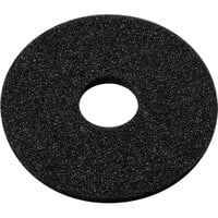 Carlisle GR09RS03 5 1/2 inch Round Black Sponge for Glass Rimmers