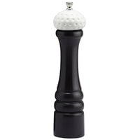 Chef Specialties 10510 Professional Series 19th Hole 10" Customizable Ebony Pepper Mill