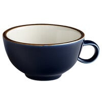 Acopa Keystone 8 oz. Azora Blue Stoneware Cup - Sample