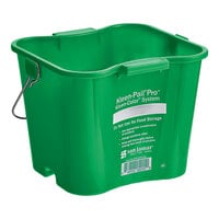 San Jamar KP196KCGN 6 Qt. Green Cleaning Kleen-Pail Pro Buckets