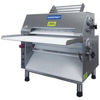 Somerset CDR-2000 20" Countertop Two Stage Dough Sheeter with Front Operation - 120V, 3/4 hp