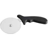 Choice 4" Pizza Cutter with Polypropylene Black Handle
