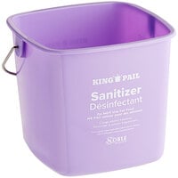 Noble Products King-Pail 3 Qt. Purple Allergen-Free Sanitizing Pail